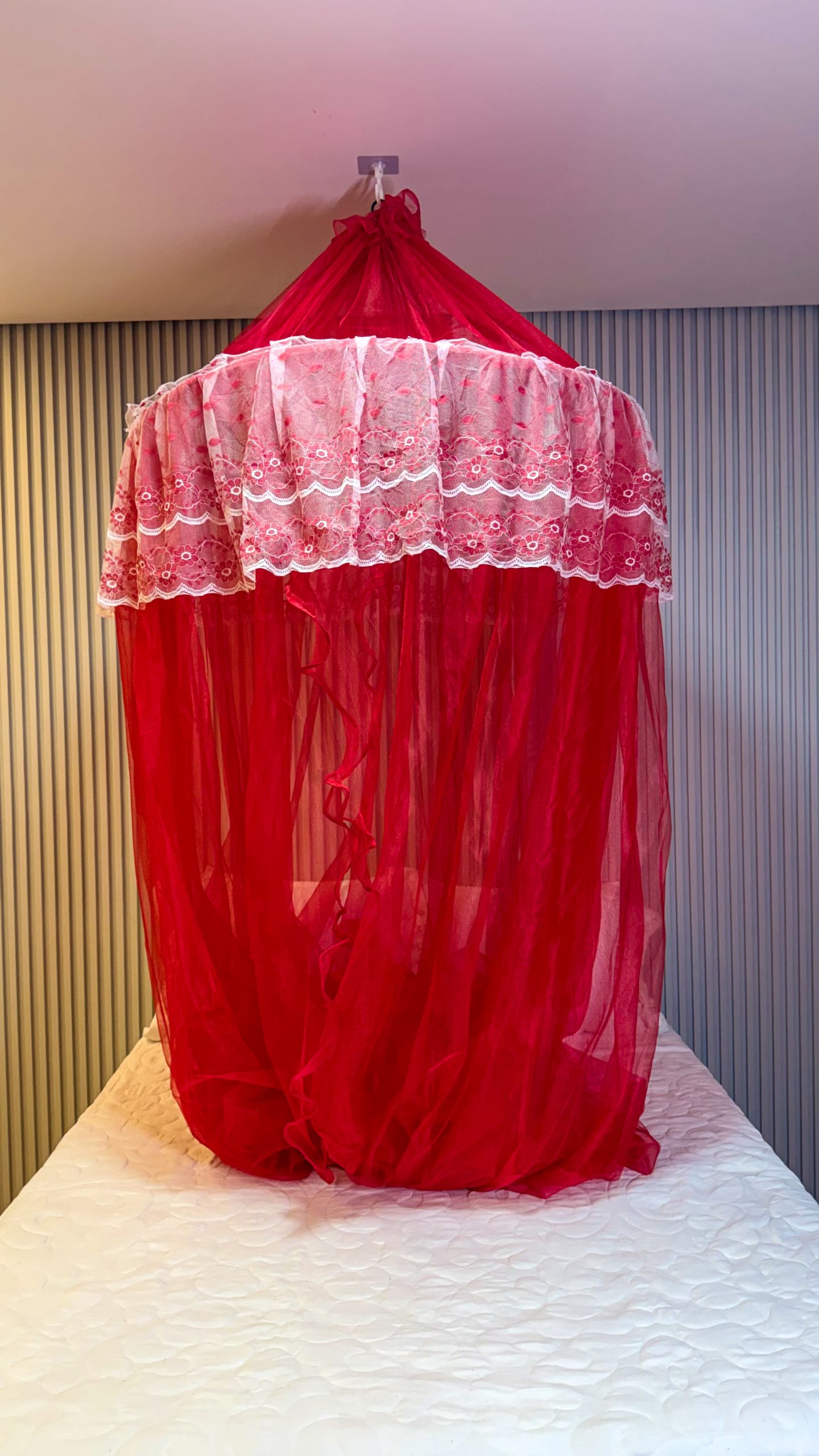 Mosquiteiro mexicano GG aro grande com babado grande e abertura frontal - Imagem 3